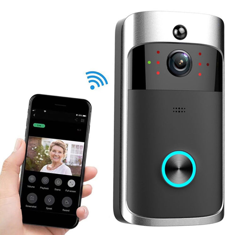M3 720P Smart WIFI Ultra Low Power Video Visual Doorbell,Support Mobile Phone Remote Monitoring & Night Vision, Without Ding Dong Version M3 720P Smart WIFI Ultra Low Power Video Visual Doorbell,Support Mobile Phone Remote Monitoring & Night Vision, Without Ding Dong Version